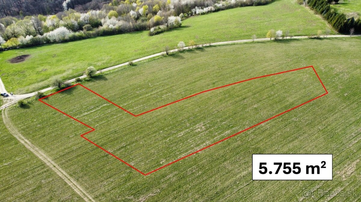 Stará Turá – 5.755 m2 POZEMOK na mobilný dom, karavan