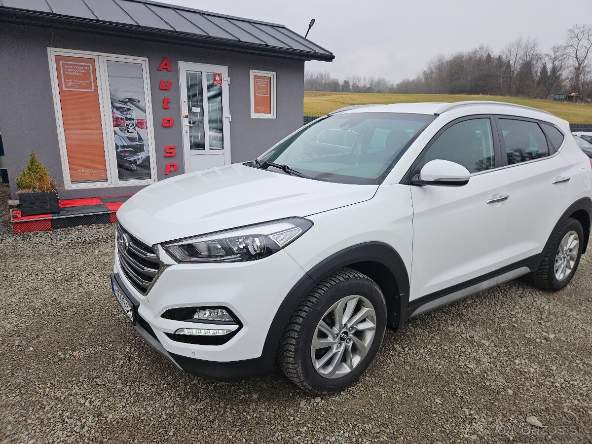 HYUNDAI TUCSON 1.6 T-GDI  4WD/AUTOMAT 99 000 KM/ 1.MAJITEĽ