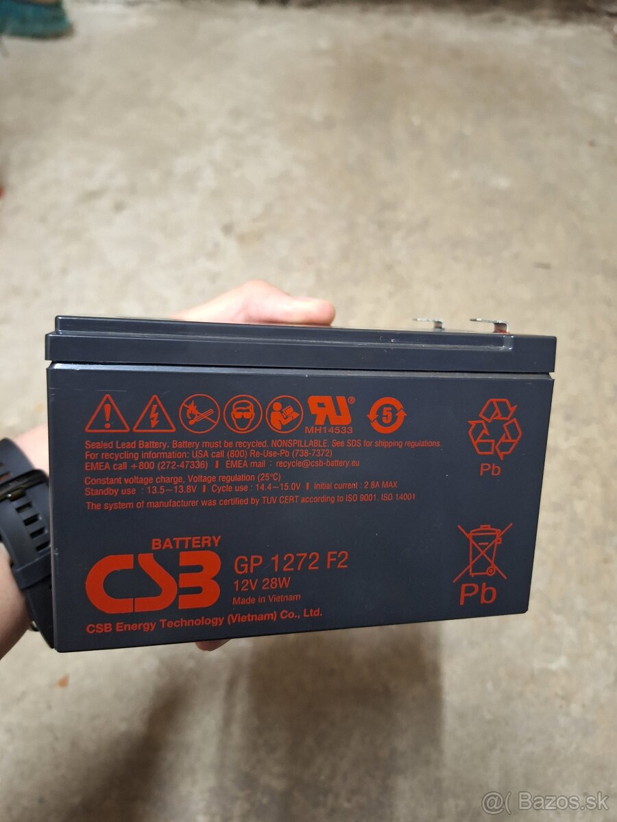 Batéria CSB 12v 28w