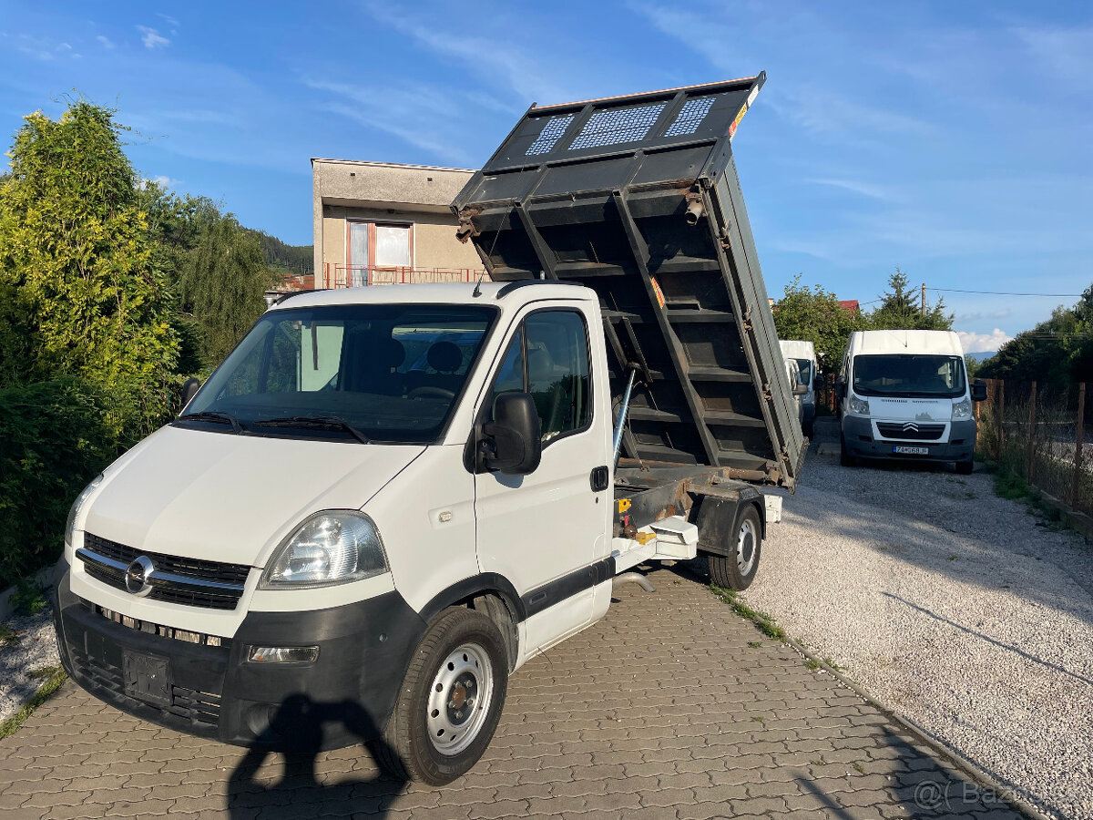 Opel Movano 2.5 dci 3-stranný sklápač