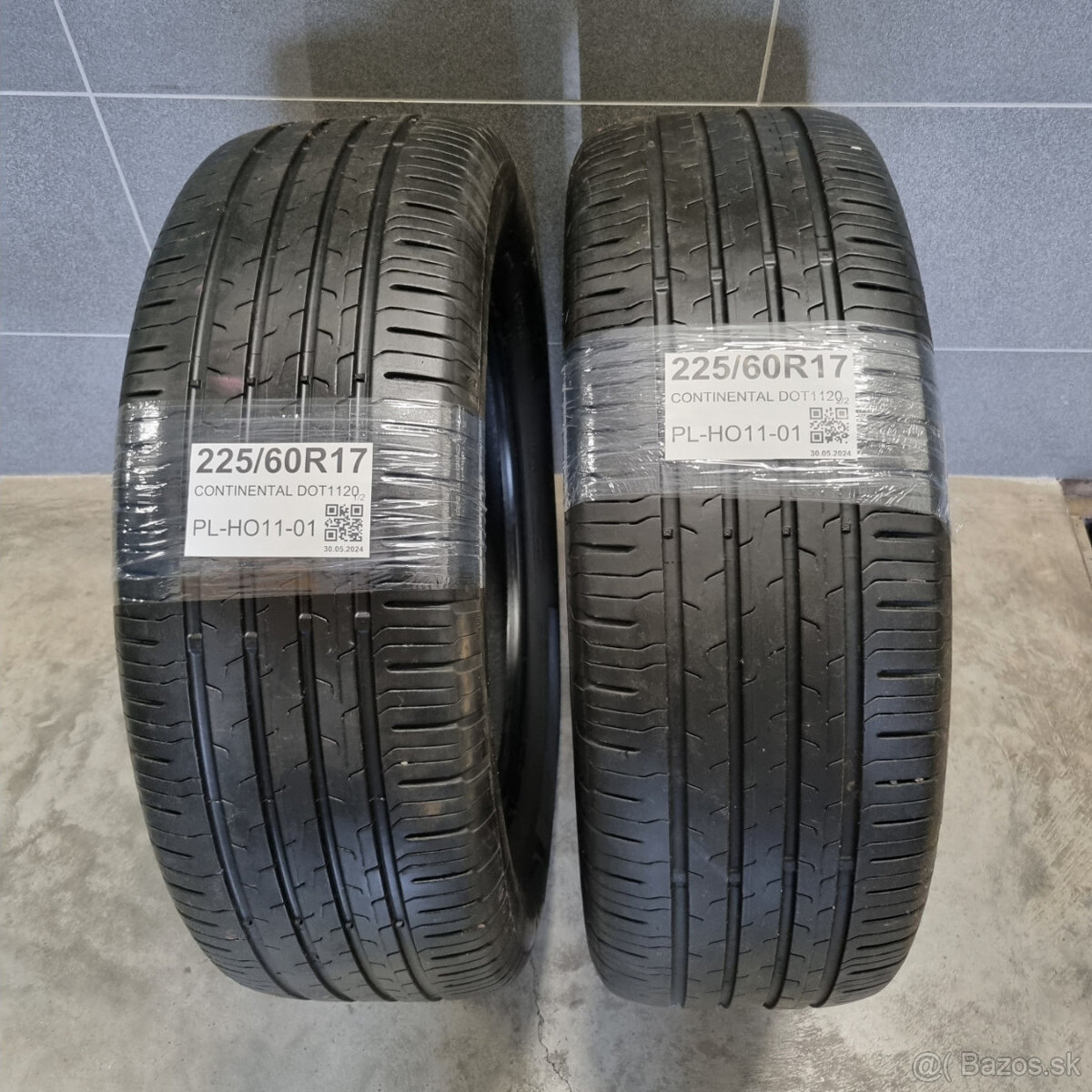 225/60 R17 CONTINENTAL pár letných pneumatík