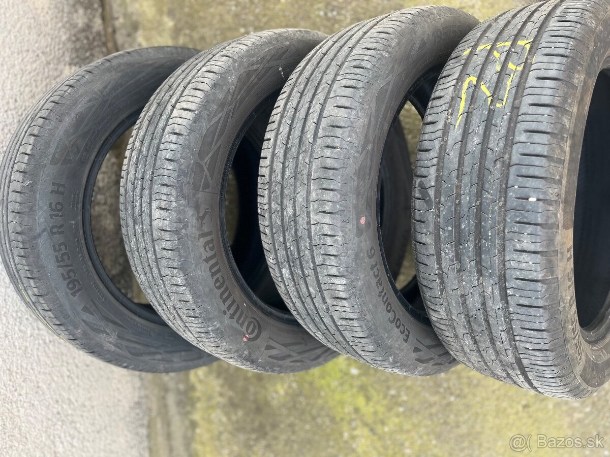 Pneumatiky Continental EcoContact 6 195/55 R16 87 H Letné