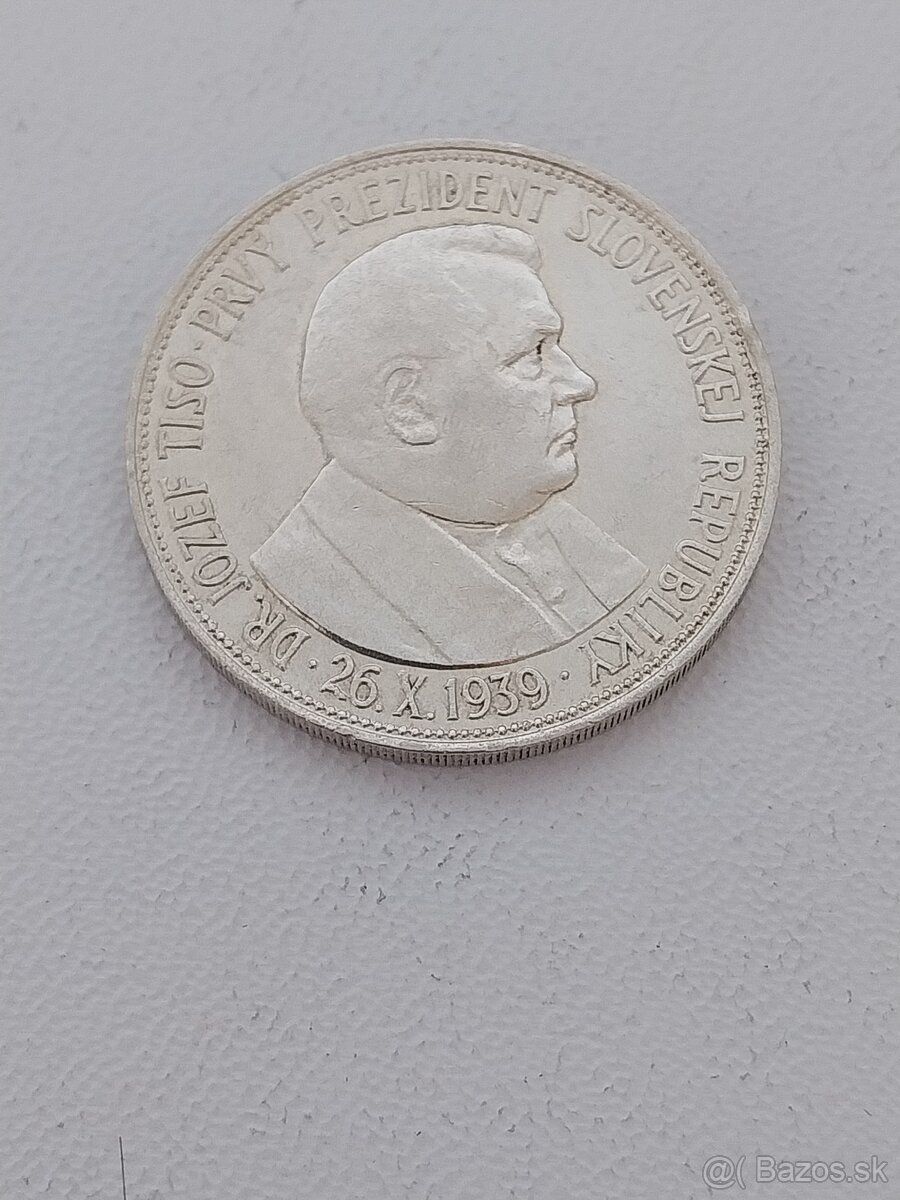 Strieborne mince slovensky stat