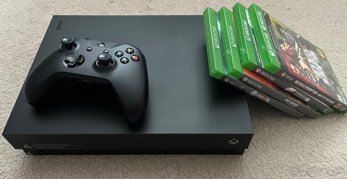 Xbox One X 1TB +5 hier