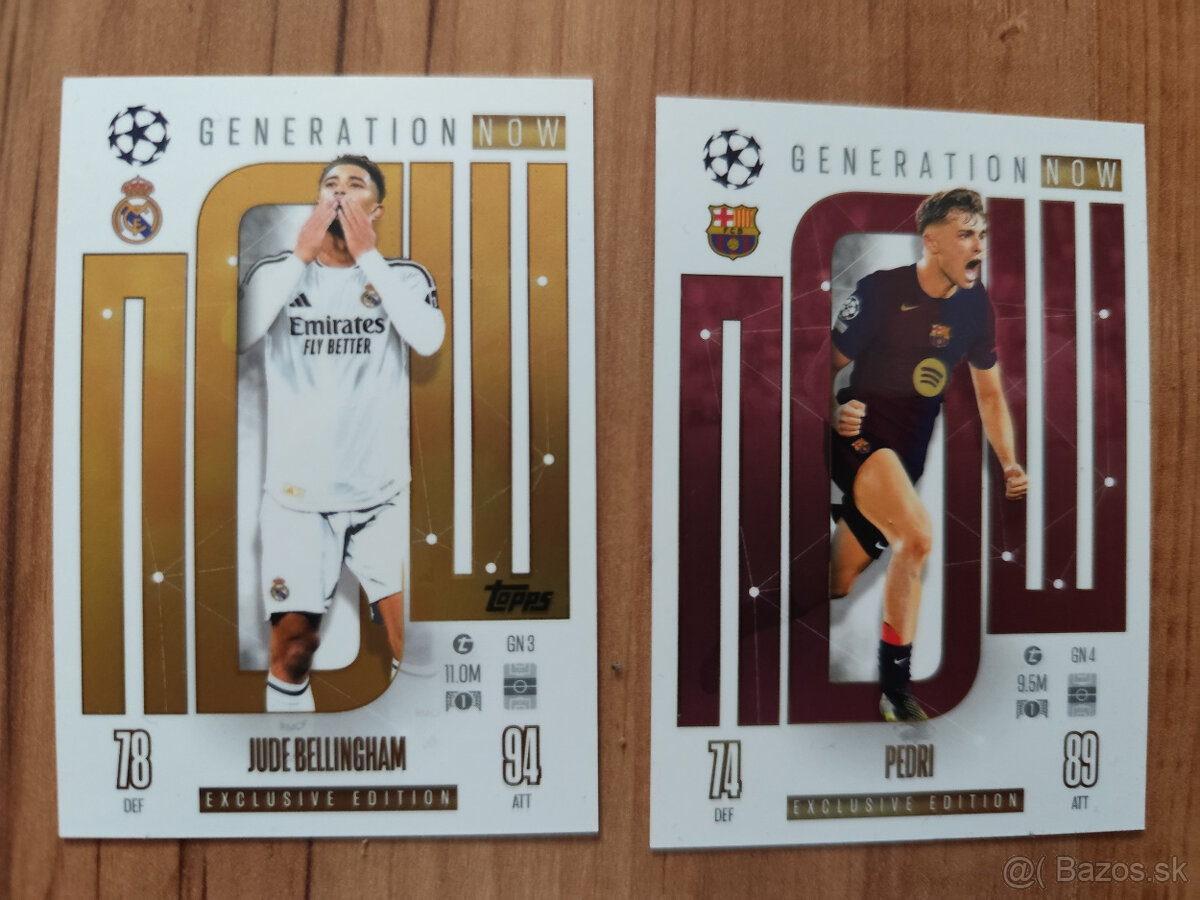 Kartičky UCC Topps Match Attax 2024/25 -Generation Now