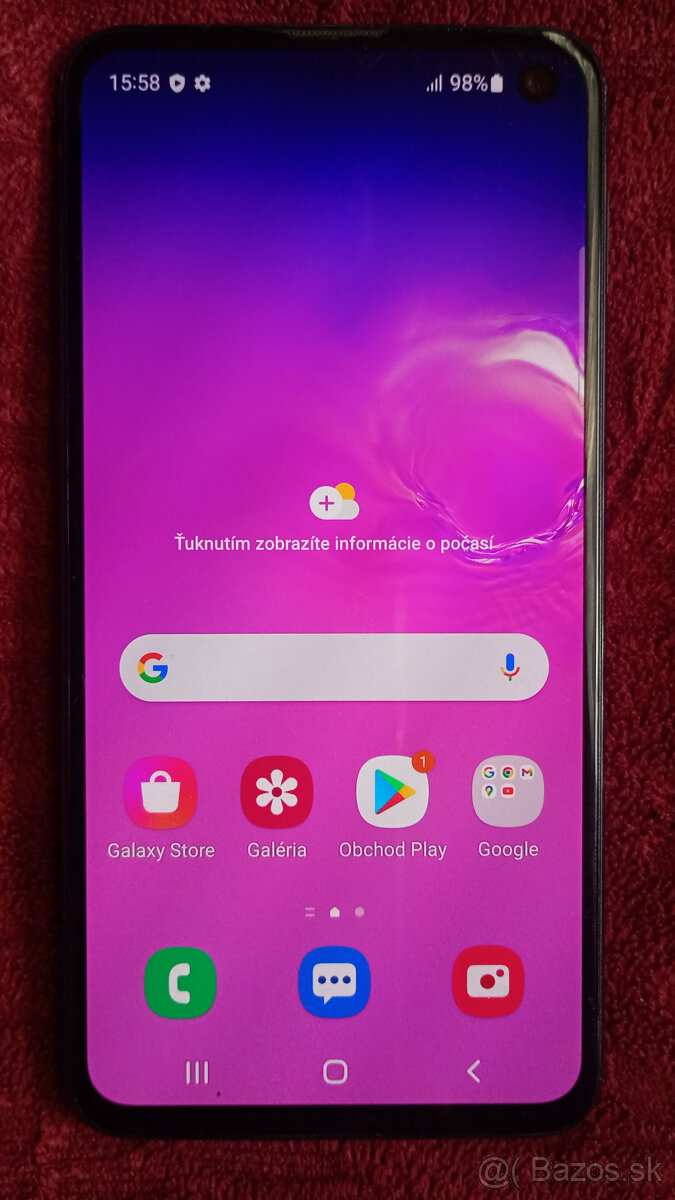 Samsung S10e s chybami-Rezervovane