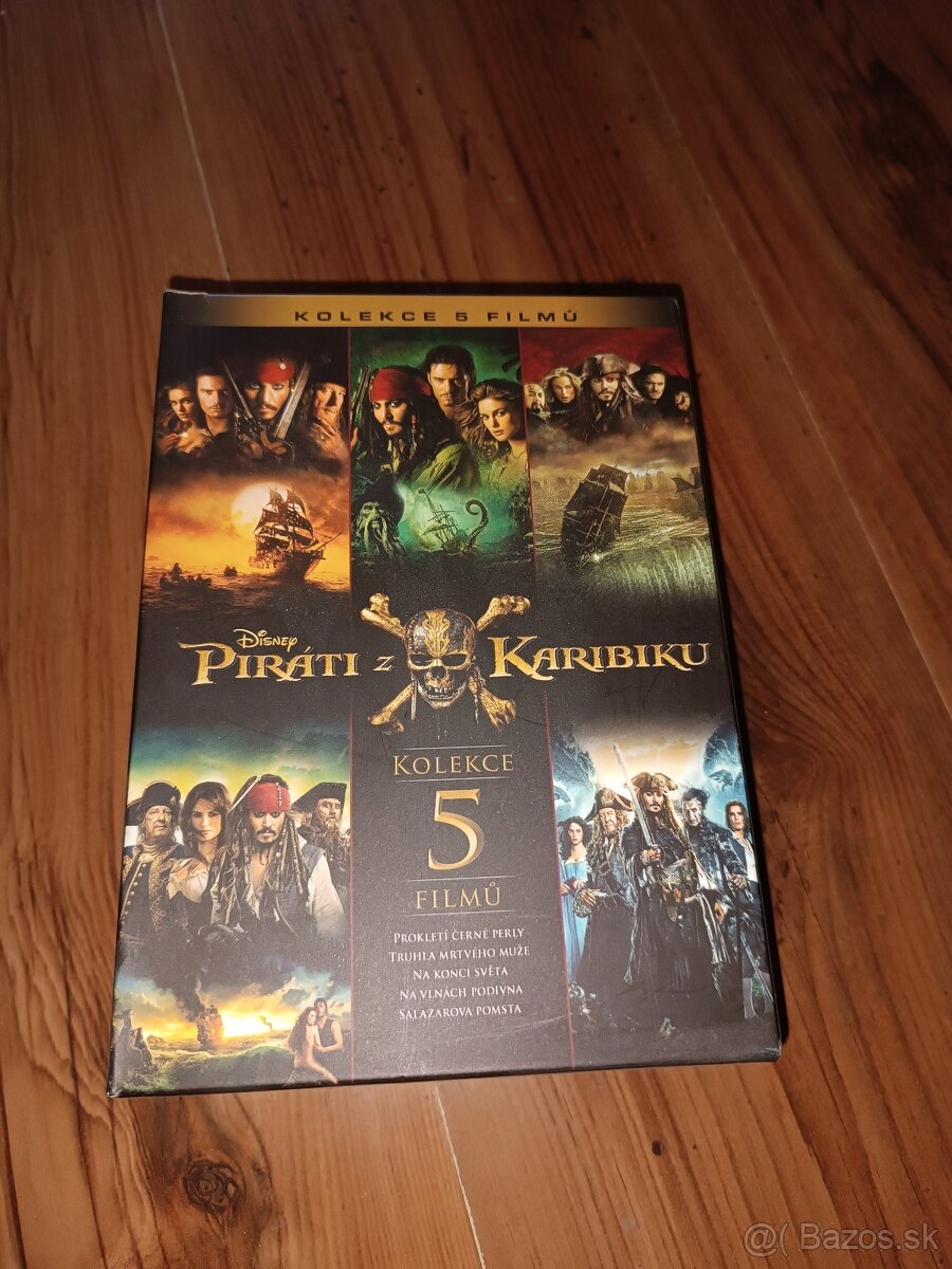 Pirati z karibiku celá sada dvd