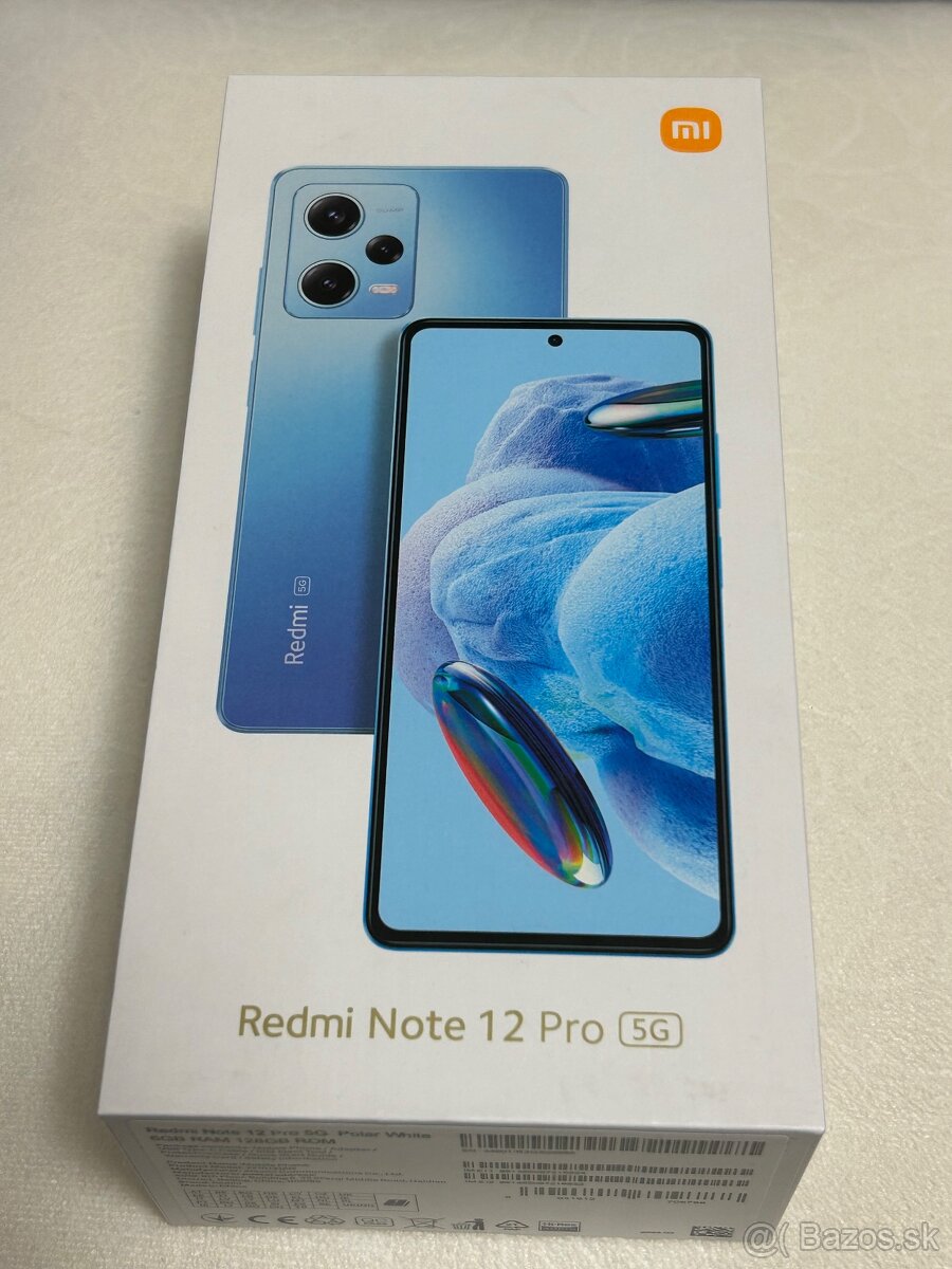 Xiaomi Redmi Note 12 Pro 5G Polar White Novy nerozbaleny