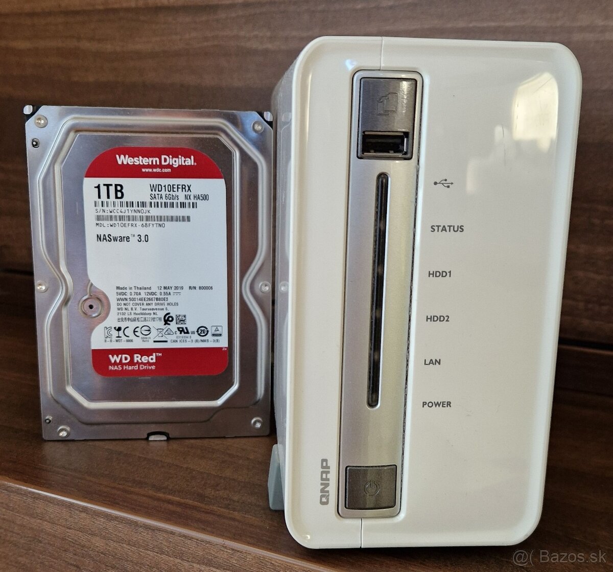 NAS QNAP TS-212-E + 1TB HDD