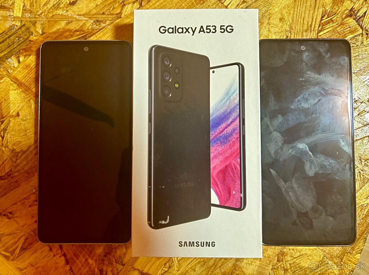 Predám 2ks Samsung A53 biely/čierny