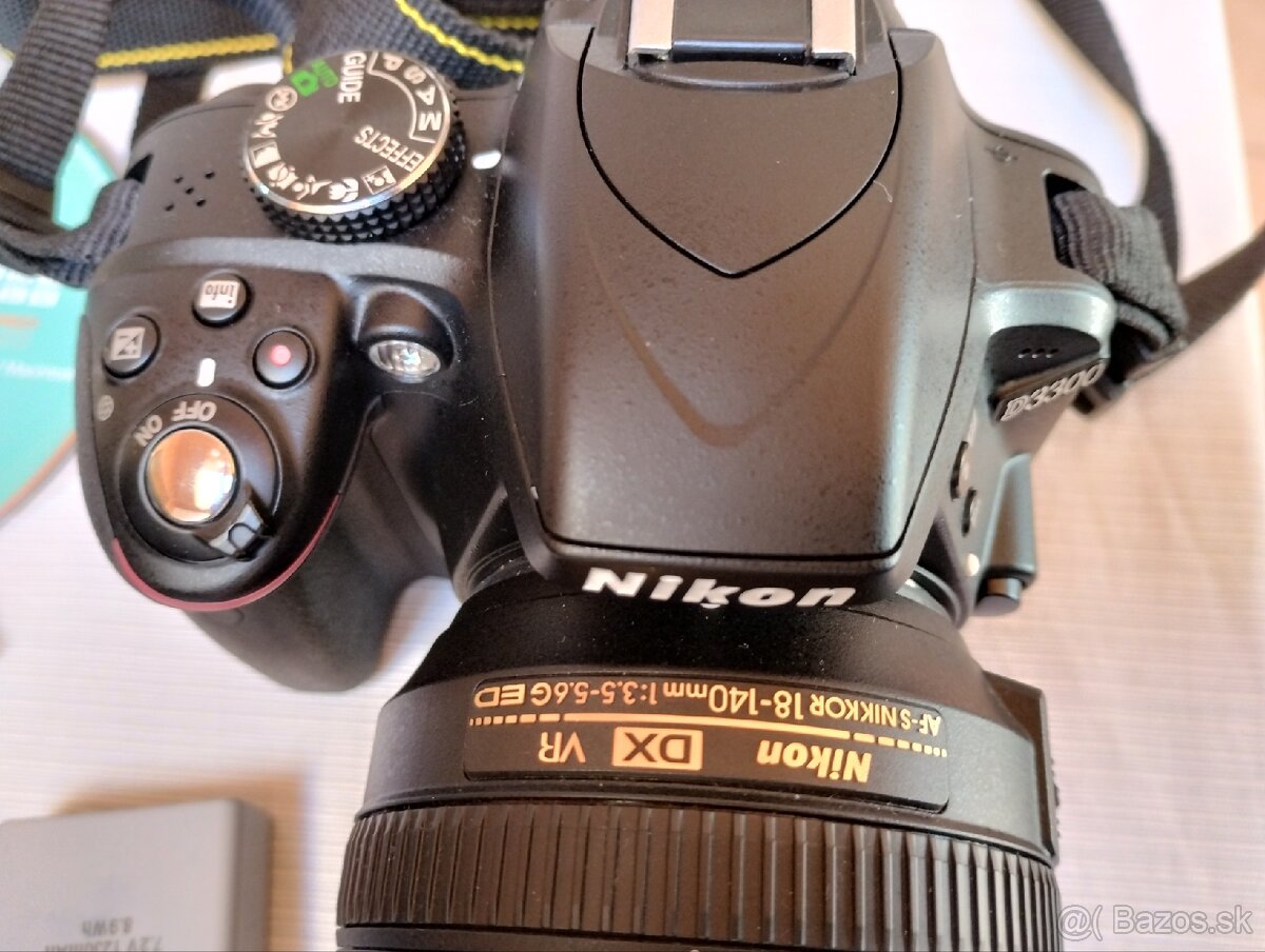 Nikon D3300 nafotene 2335 obr. TOP STAV