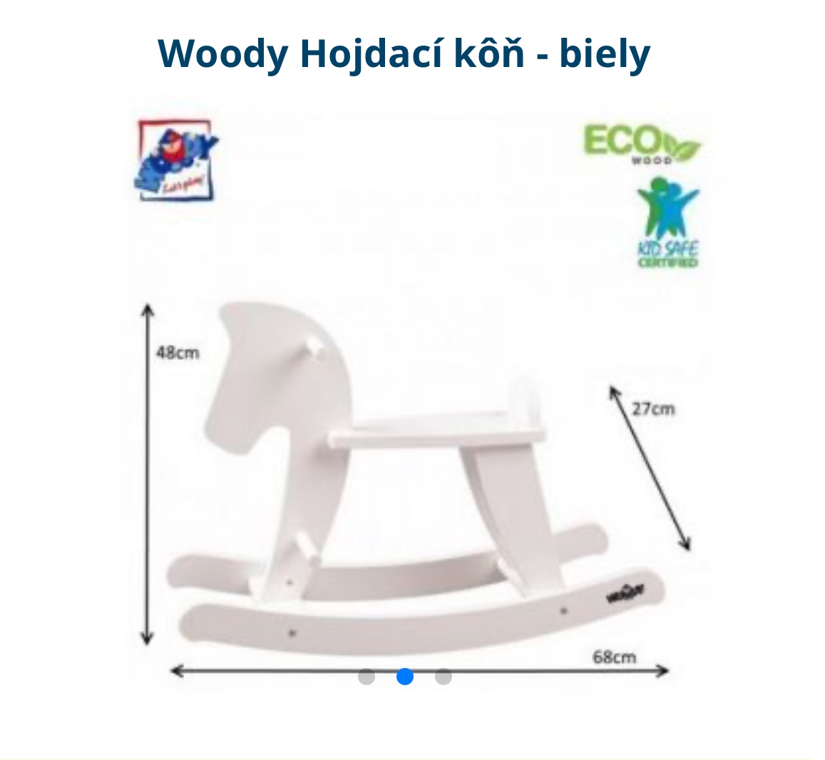 Hojdaci konik dreveny woody