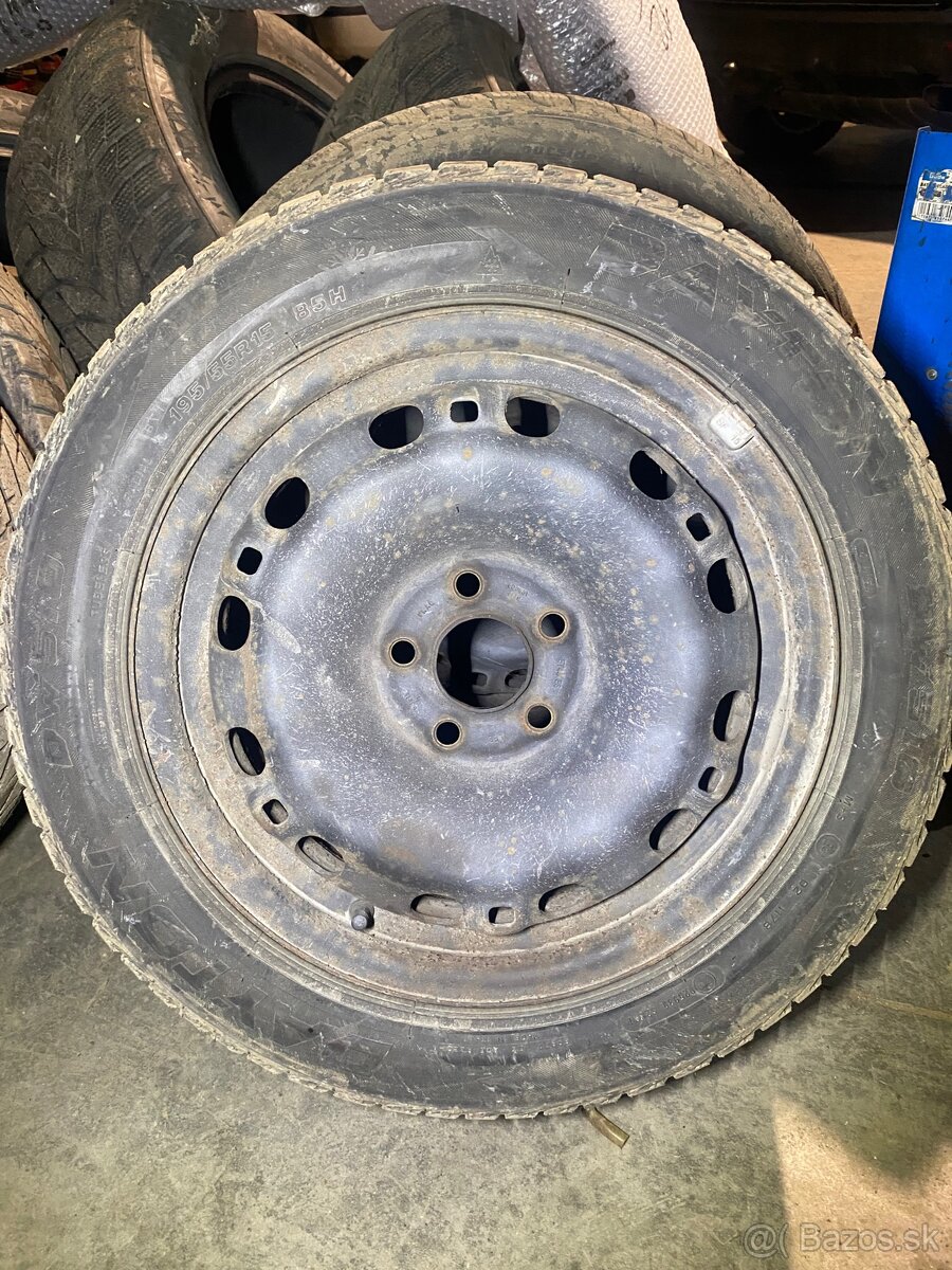 5x100 195/55 R15 zimná sada