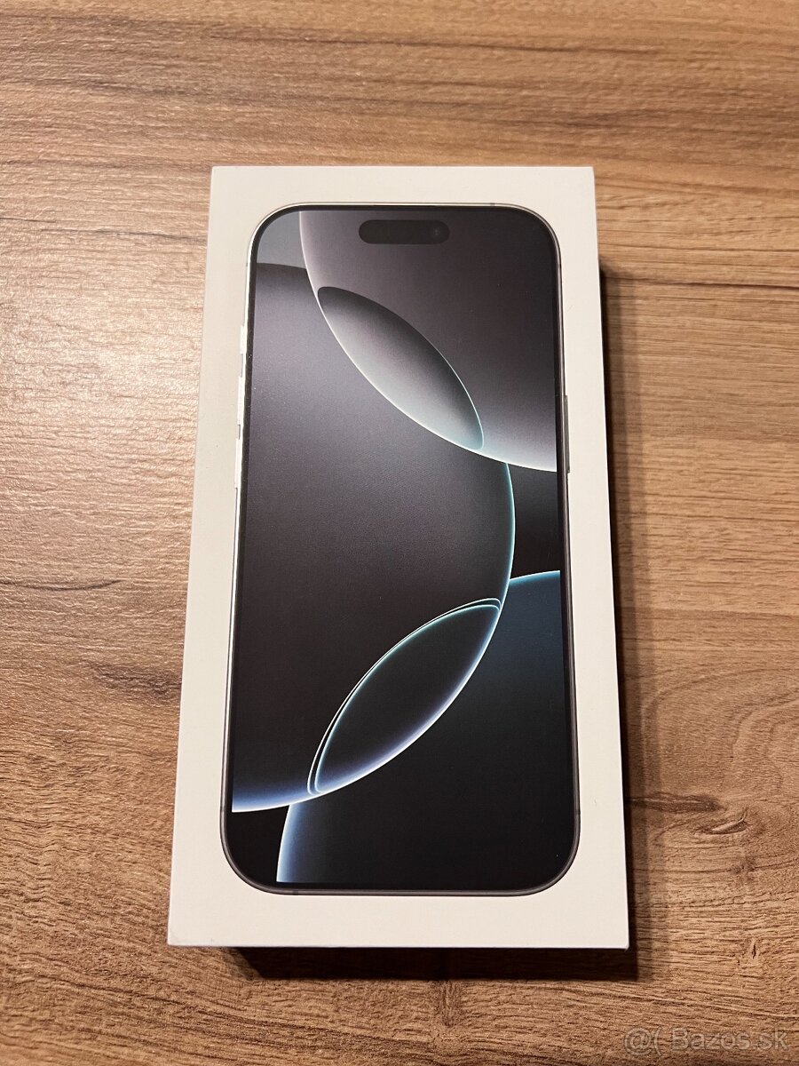 Apple iPhone 16 Pro 256GB White Titanium, Nový ‼️