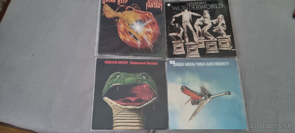 Predám 4x LP uriah heep