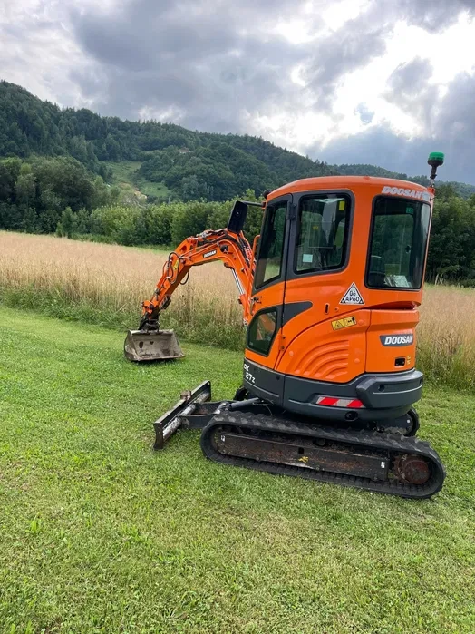 DOOSAN minibager 2,8t Import Norway - 2018 - AKO NOVÝ 3300h