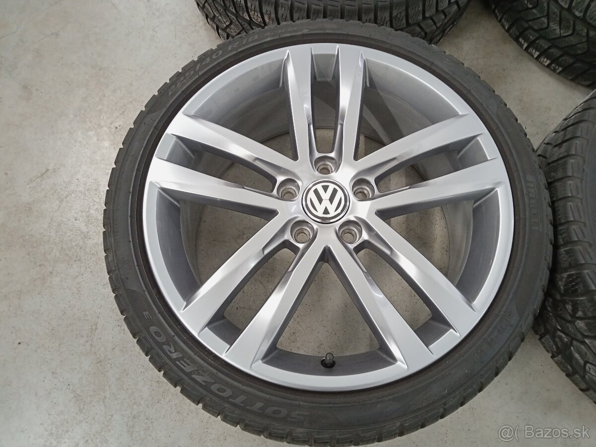 4ks zimne ALU 5x112 R18 7,5J ET51 Original VOLKSWAGEN