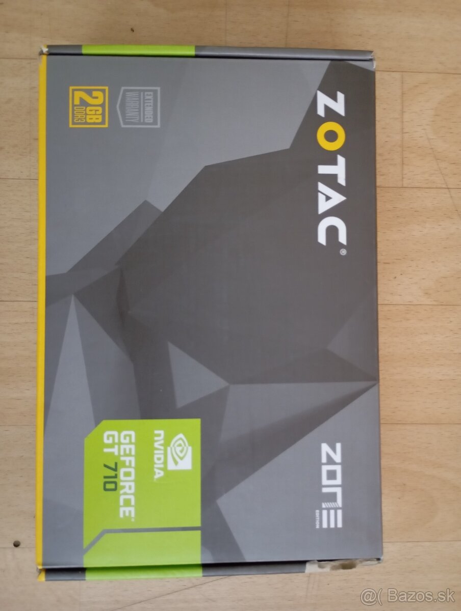 Predám plne funkčnú grafickú kartu ZOTAC GeForce GT 710