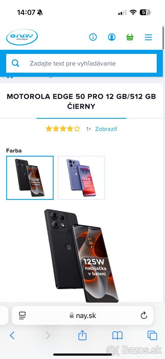 Motorola Edge 50 PRO 5G 512gb ČISTO NOVÝ