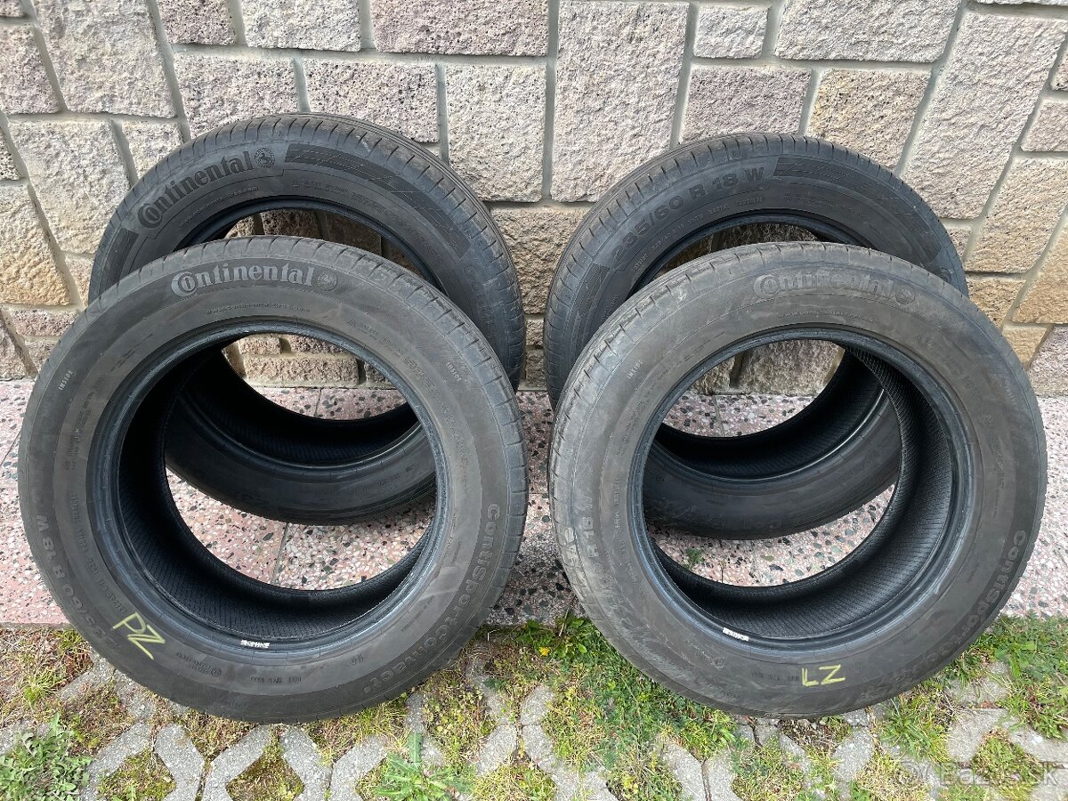 235/60 R18 Continental ContiSportContact 5 letné