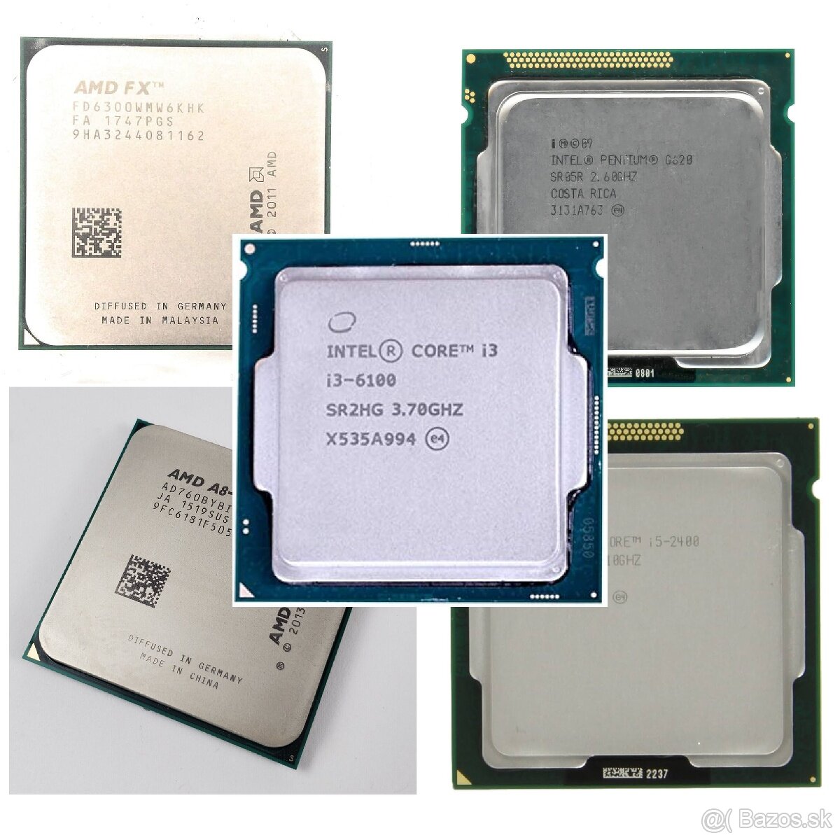 Intel a AMD Procesory 1155/1151/AM3+/FM2+