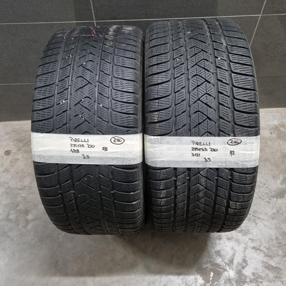 Zimné pneumatiky 275/35 R20 PIRELLI RSC DOT4218/3121