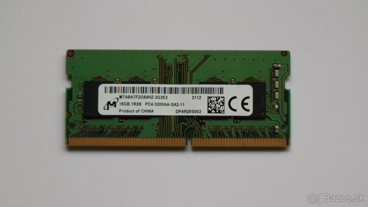 16GB RAM Micron DDR4 PC4 3200 MHz