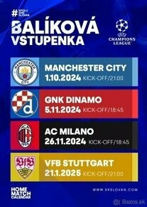 Champions League.- výborné miesto