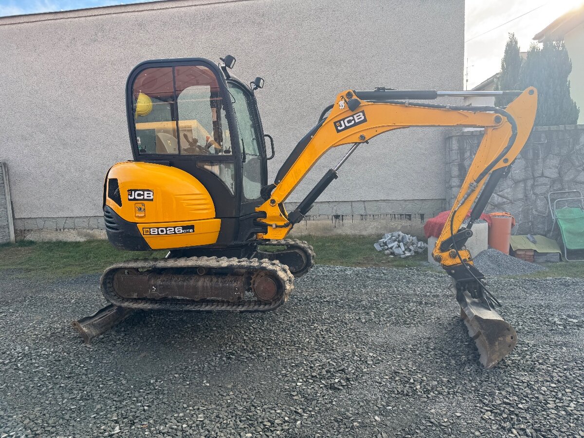 Predám minibager JCB 8026CTS