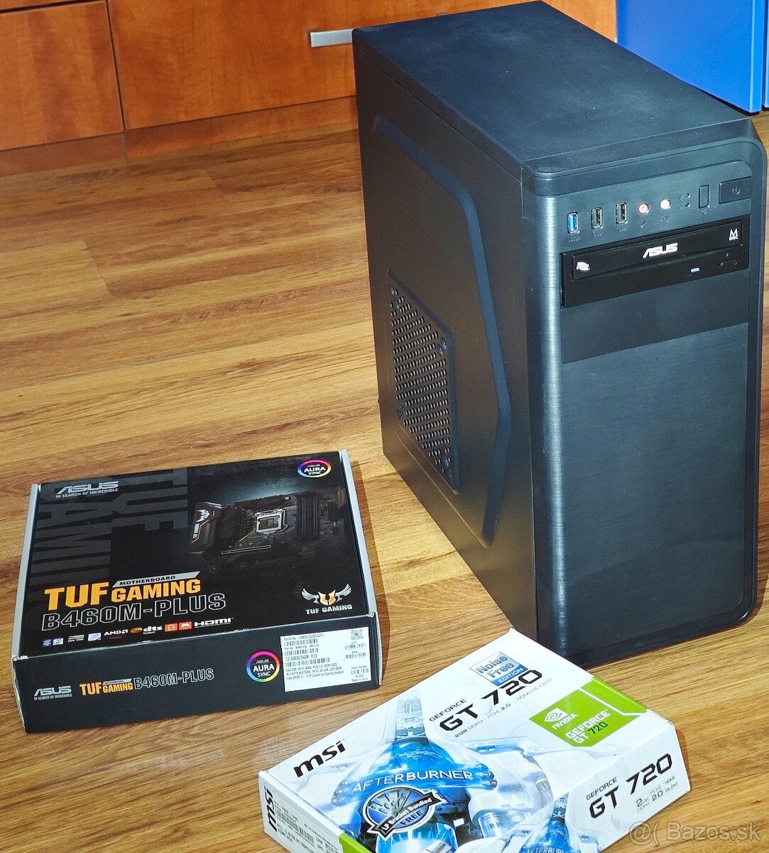 PC intel i5-10600KF 4,7Ghz, 16GB DDR, 2xSSD Samsung, DVD-RW