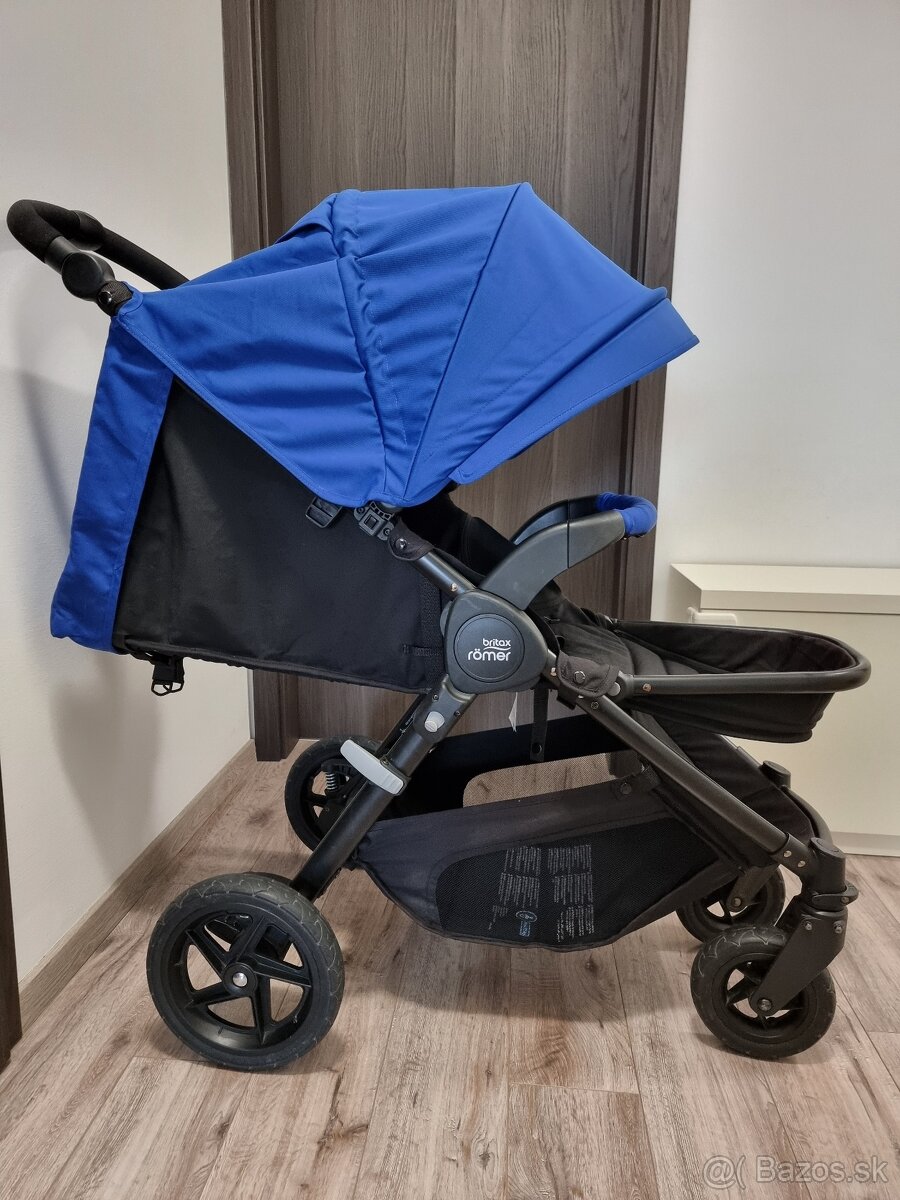 Britax Romer B Motion 4 Plus priestranný kočík +doplnky