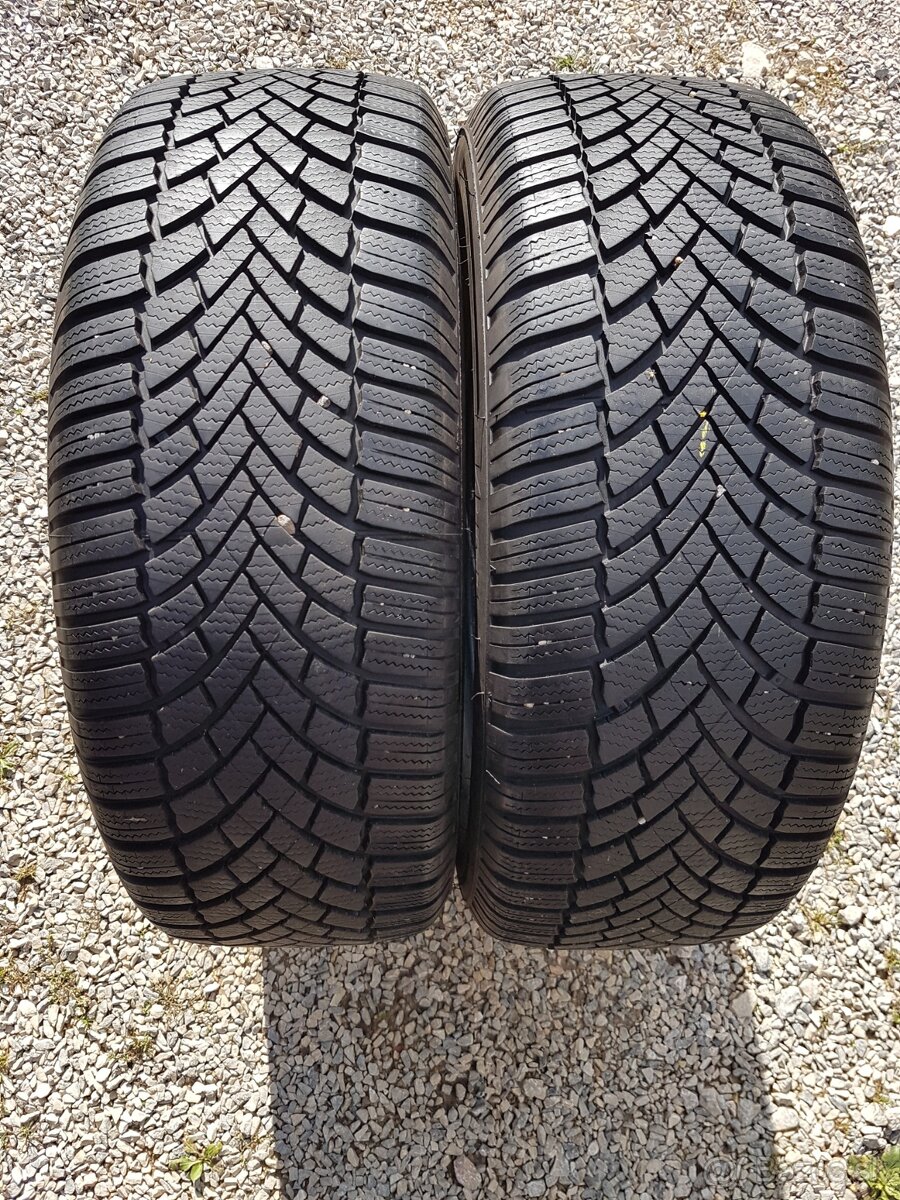 215/60 r16 zimné pneumatiky 2ks Bridgestone DOT2020