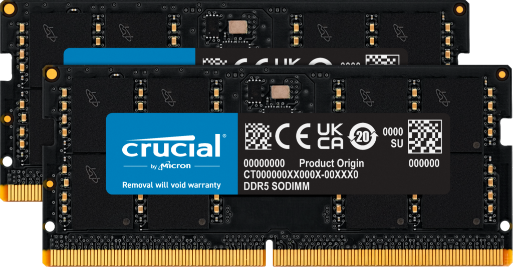 Crucial RAM CT2K32G48C40S5 64GB Kit (2x32GB) DDR5 4800MHz