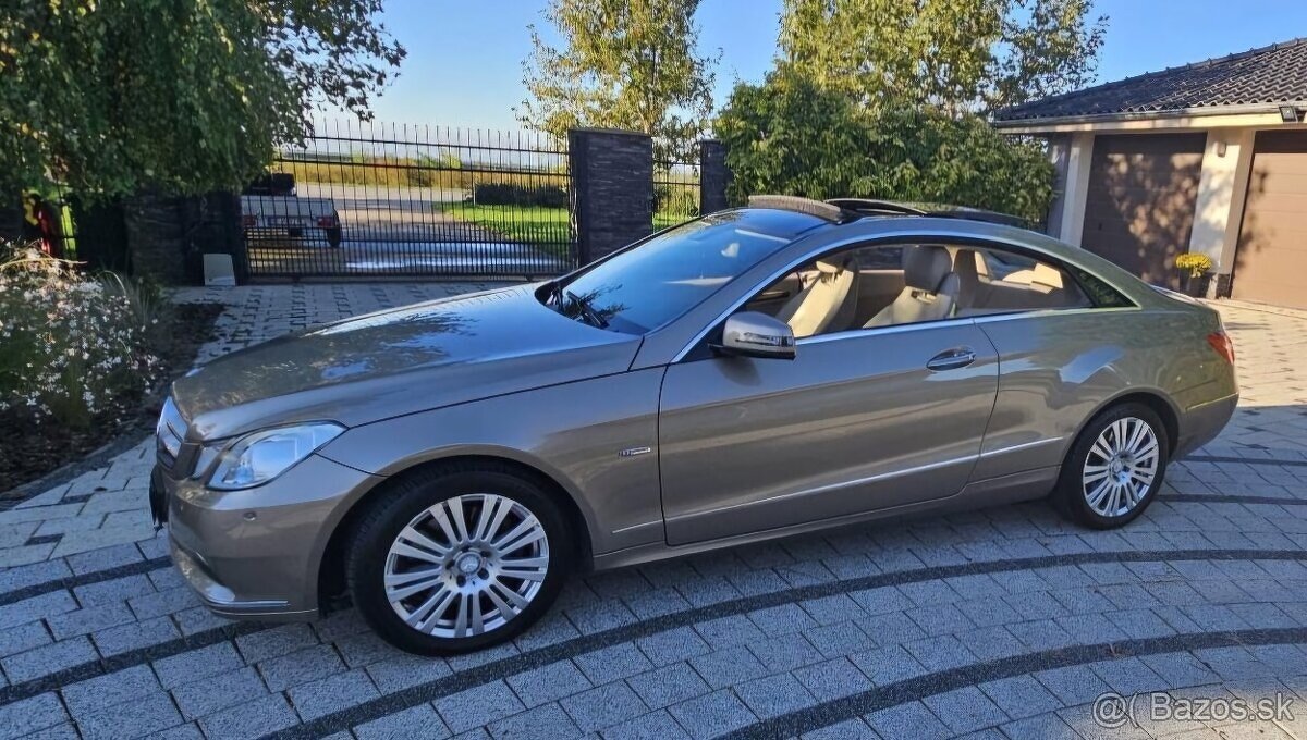 Mercedes E350 CDI A/T coupé, 137 tis. km, prvý majiteľ, DPH