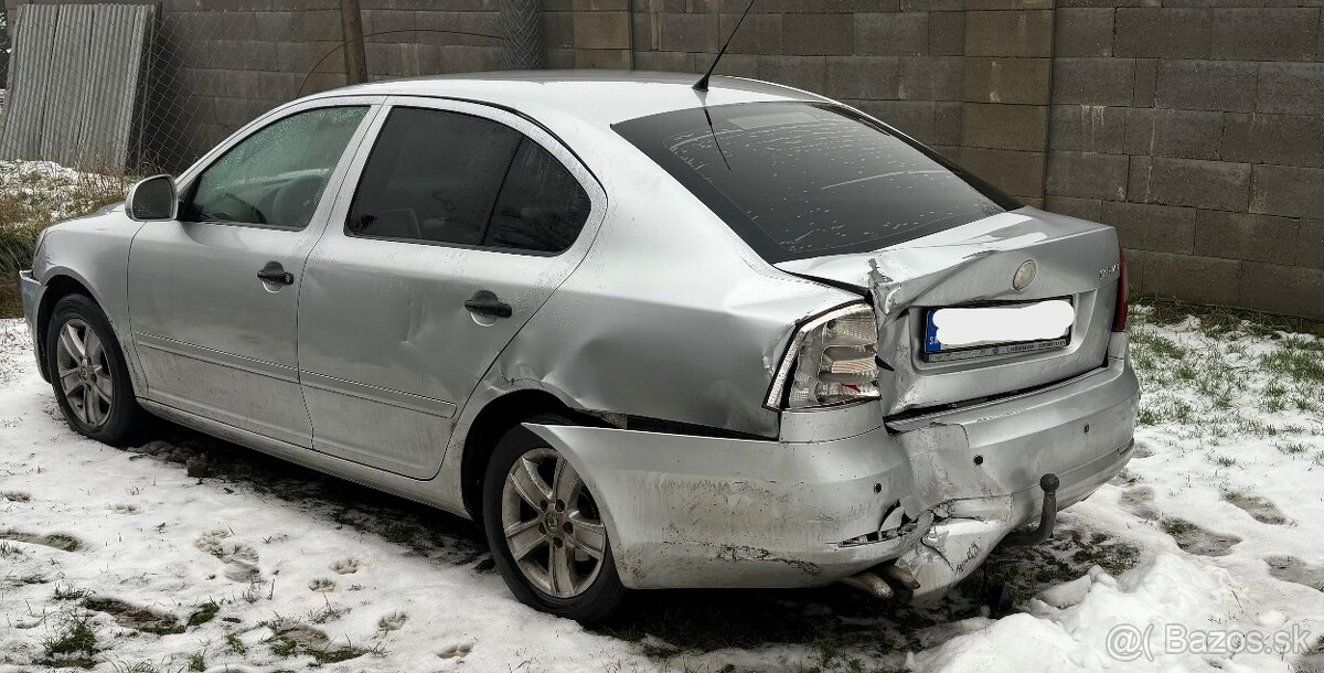 Rozpredám diely Škoda Octavia 2 fl. 1.9TDI, 77kw, 2009, BXE