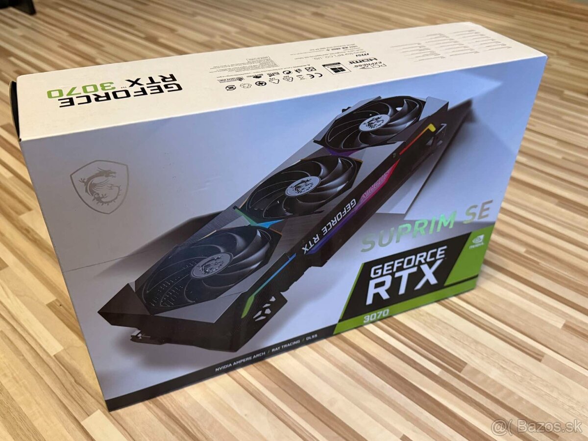 MSI GeForce RTX 3070 SUPRIM SE 8G