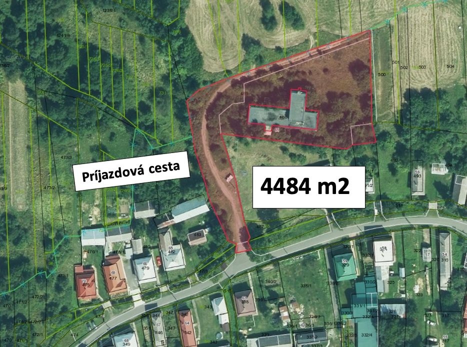 Strihovce (SV) - 4.484 m2 STAVEBNÝ POZEMOK v obci