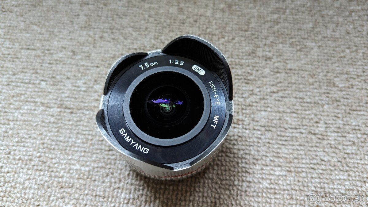 Samyang Fish-Eye 7,5mm pre micro 4/3 snímače