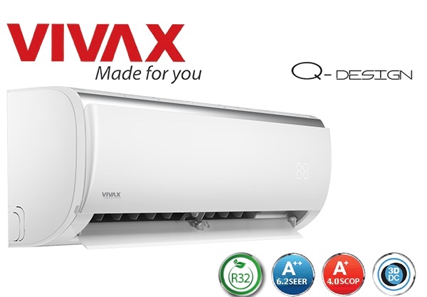 Vivax Q-Desing 3.5 KW s montážou,