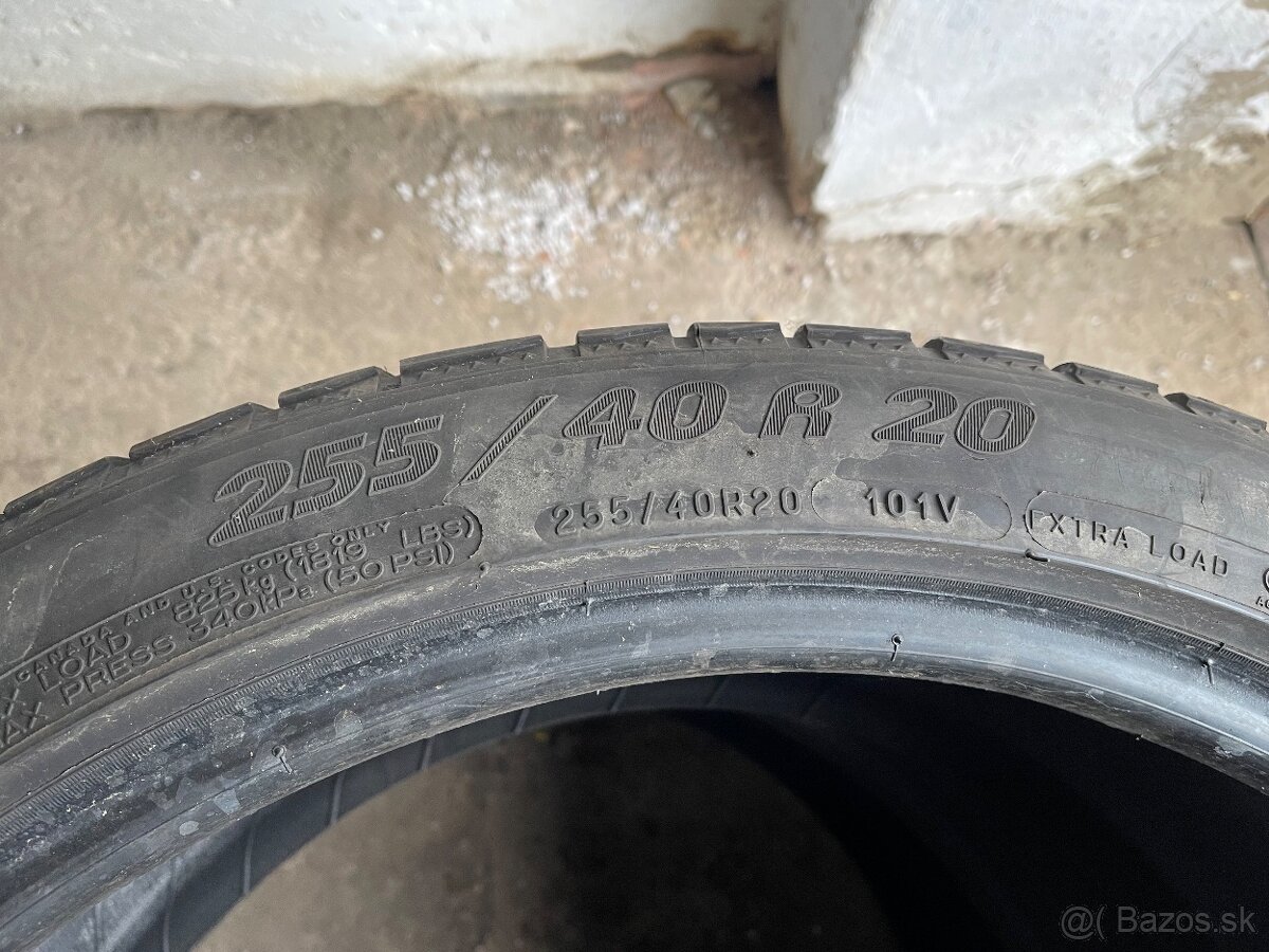 255/45 r20 zimné pneu 4ks Michelin DOT 18/22