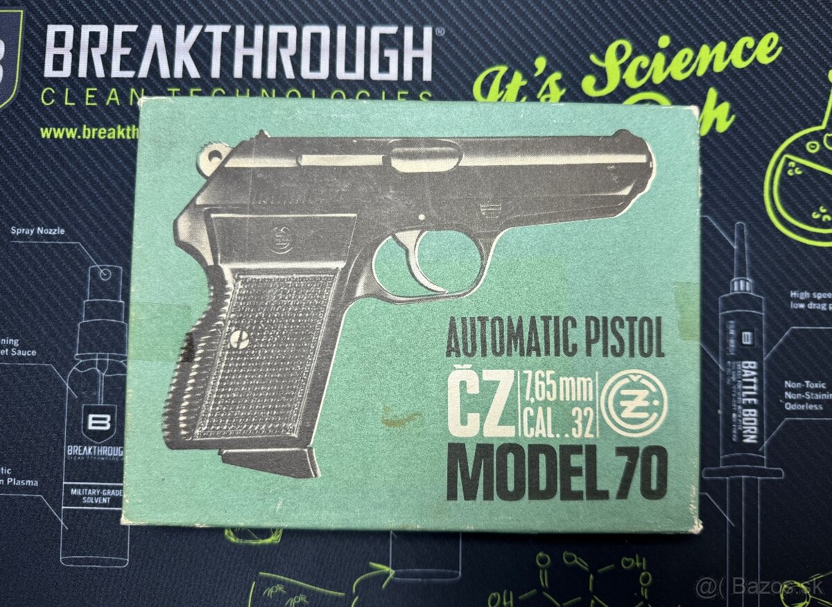 Predám pištoľ CZ 70 7,65mm Browning