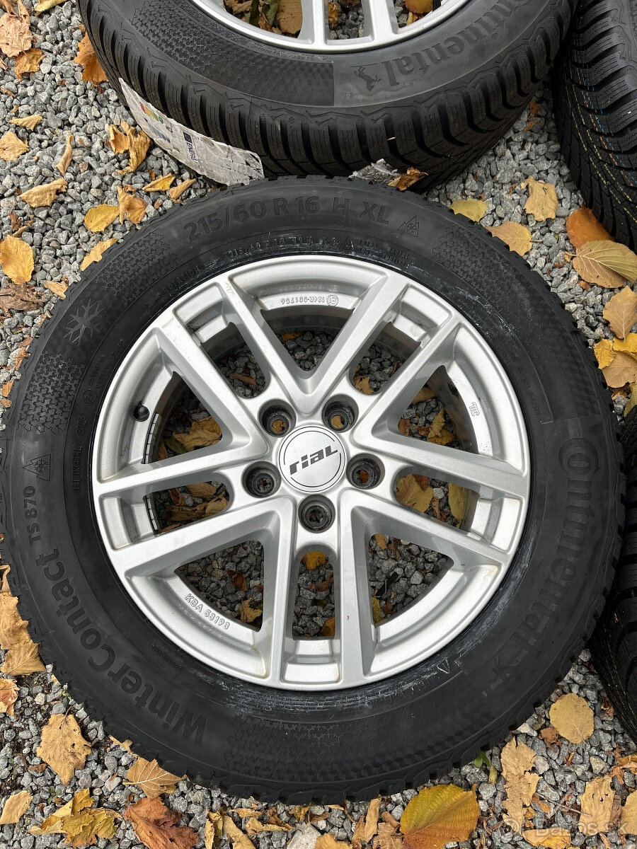 Zimná sada 5x112, 215/60 R16