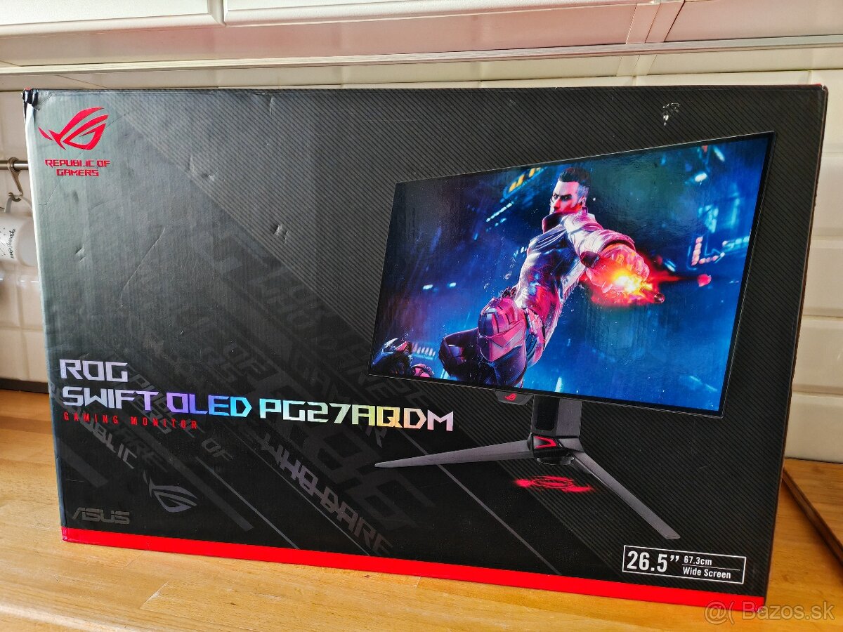 Predam OLED monitor ASUS ROG SWIFT PG27AQDM, zaruka