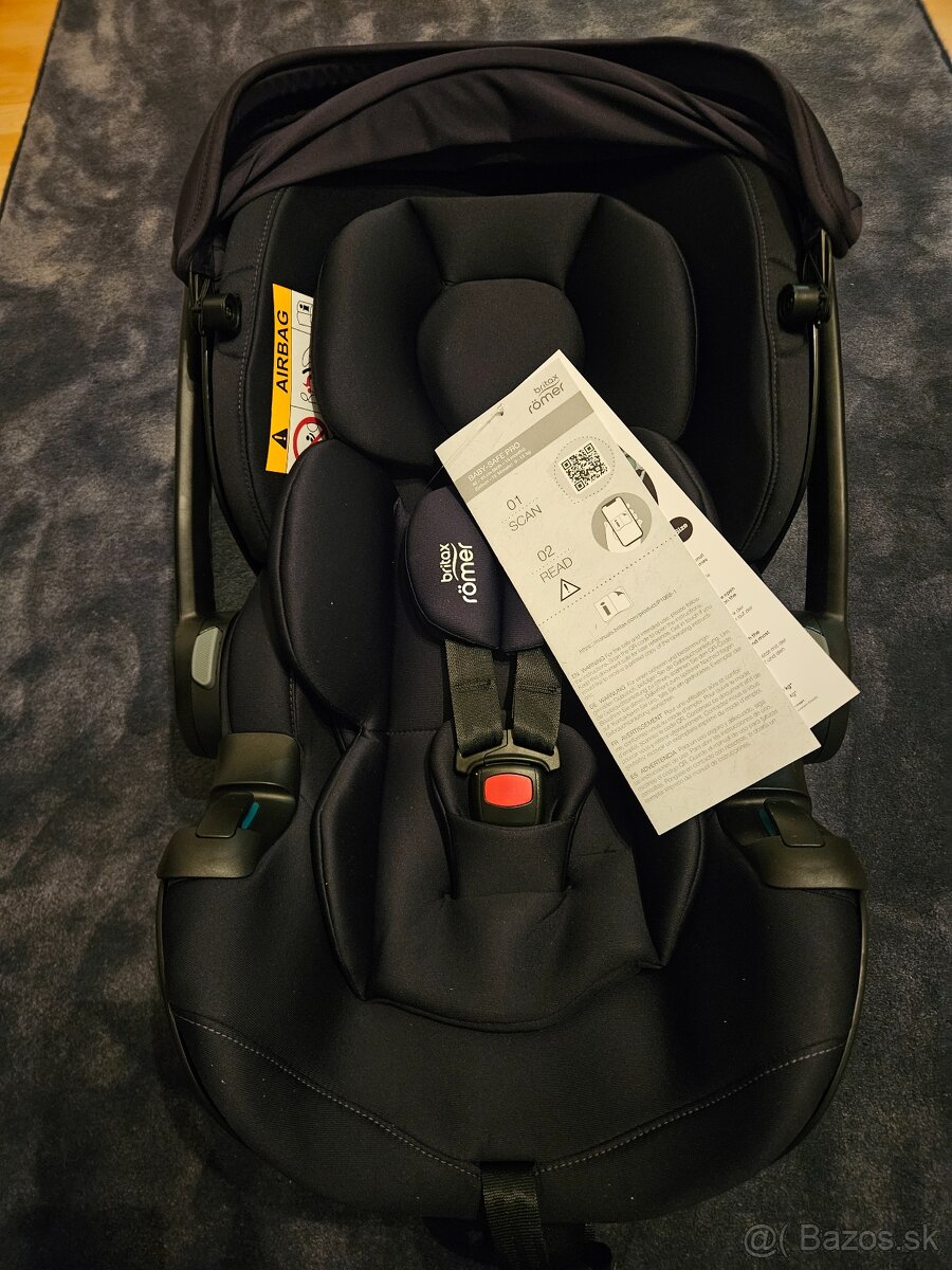 Britax Römer baby safe pro- farba deep black