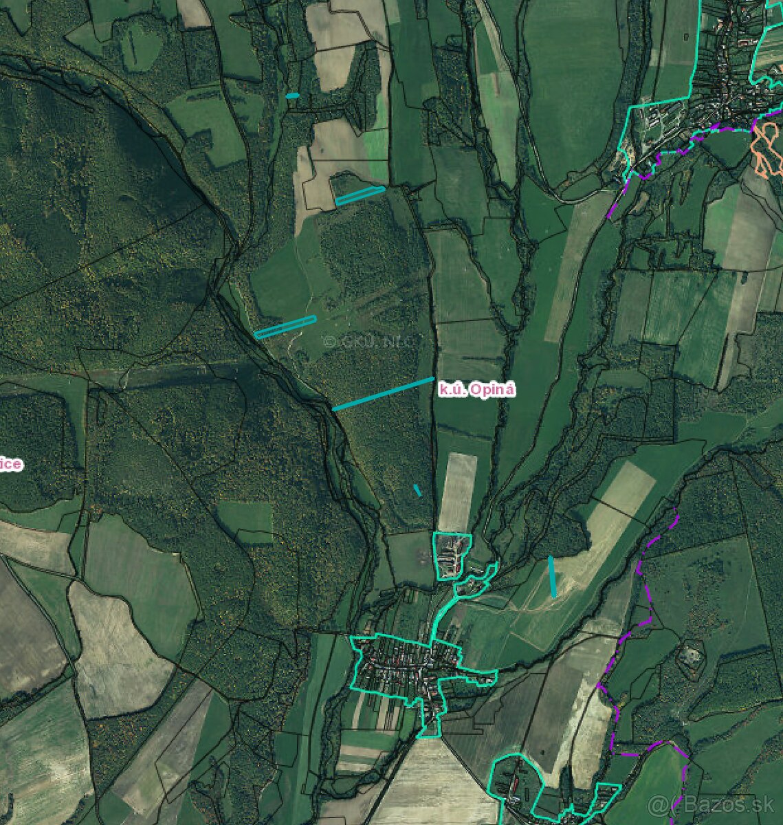 Predám 22 930 m² ornej pôdy v obci Opiná