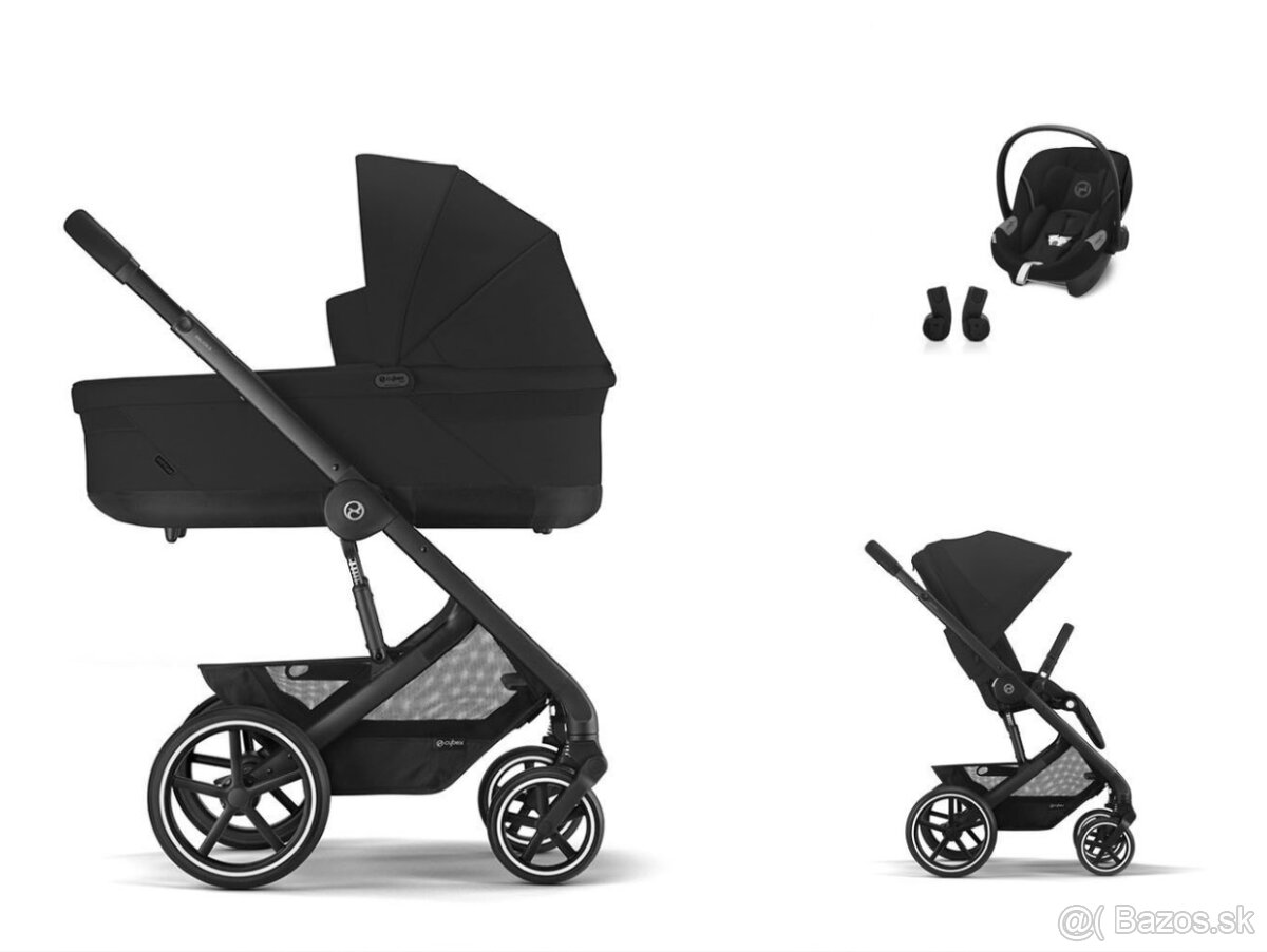 Kočík Cybex Balios S Lux 2023 3v1 Black