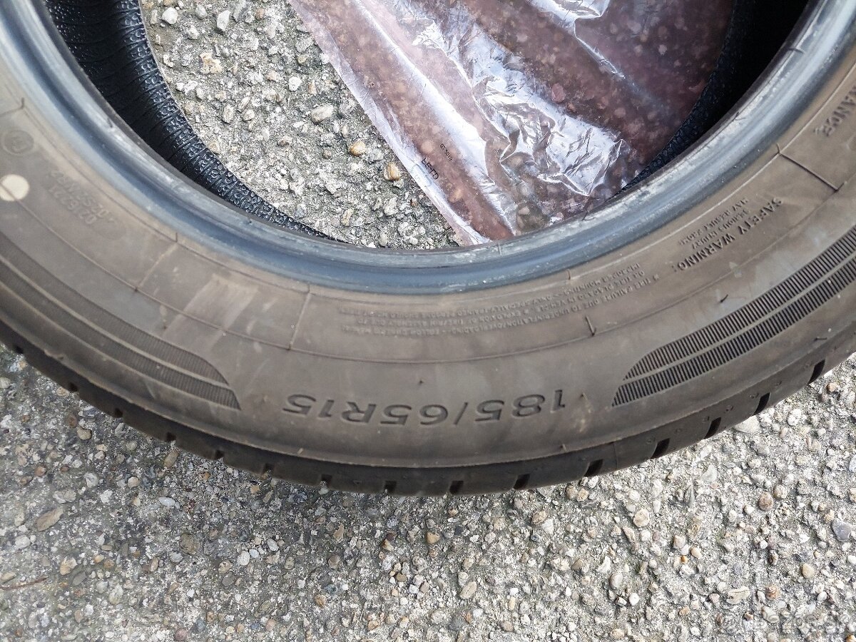 Predám letné pneumatiky 185/65 R15