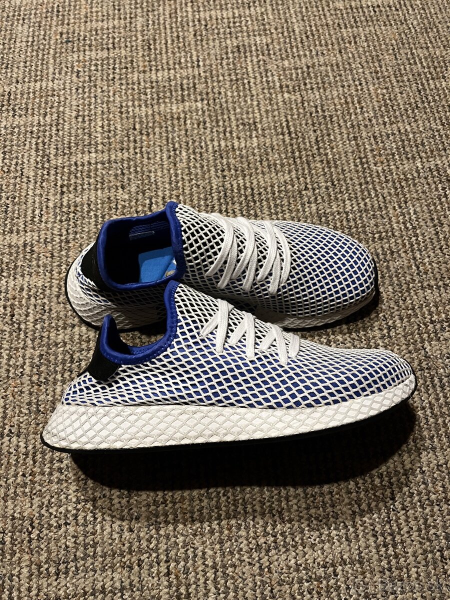 Adidas Deerupt Vel 46 bílomodré