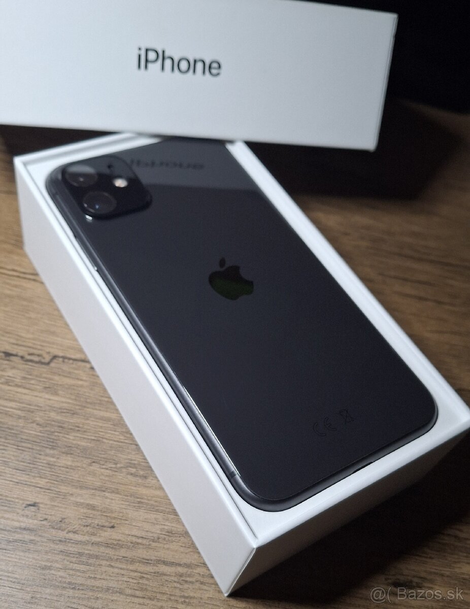 IPhone 11 64GB Black TOP PONUKA 100% Batéria – Používaný