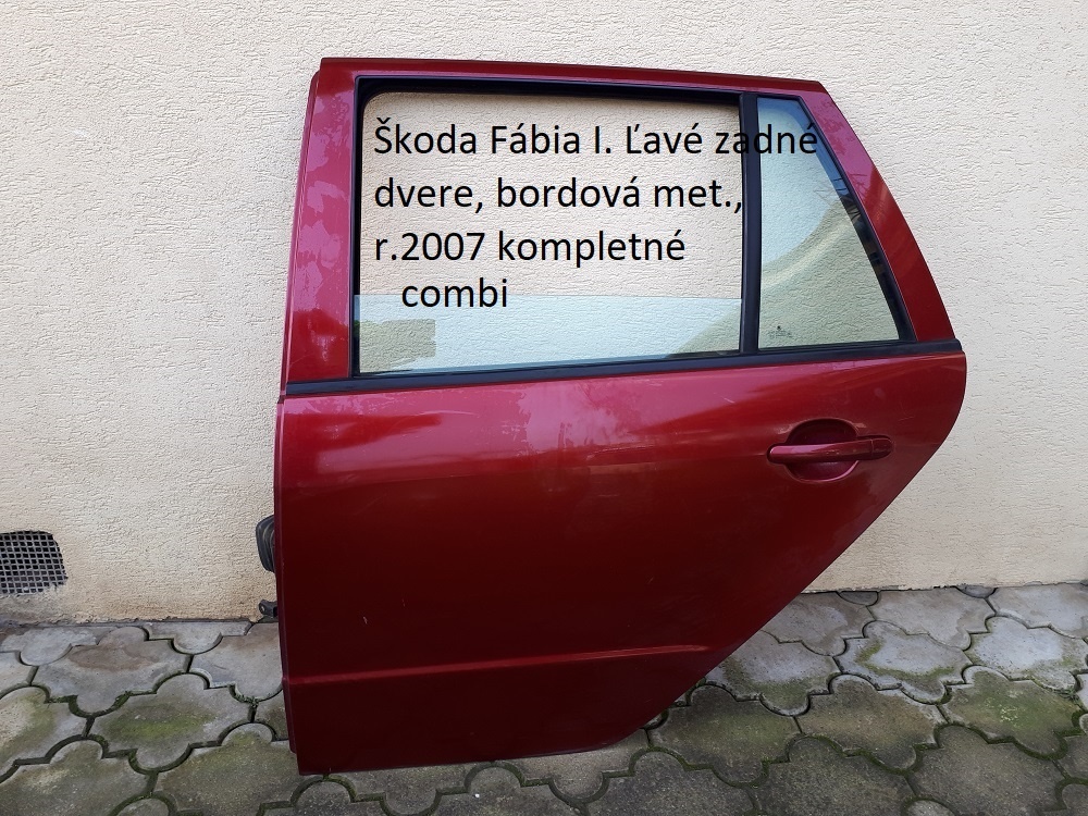 Škoda Fábia, Škoda Roomster - použité náhradné diely